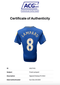 FRANK LAMPARD SIGNED CHELSEA 2012/13 HOME SHIRT (ACG CERT AG17431)-2