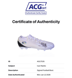 IVAN RAKITIC SIGNED ADIDAS FOOTBALL BOOT CROATIA LEGEND (ACG CERT AG17535)-2