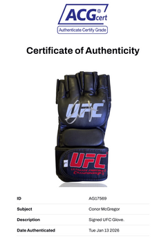 CONOR MCGREGOR SIGNED UFC FIGHT GLOVE NOTORIOUS (ACG AG17569)-2
