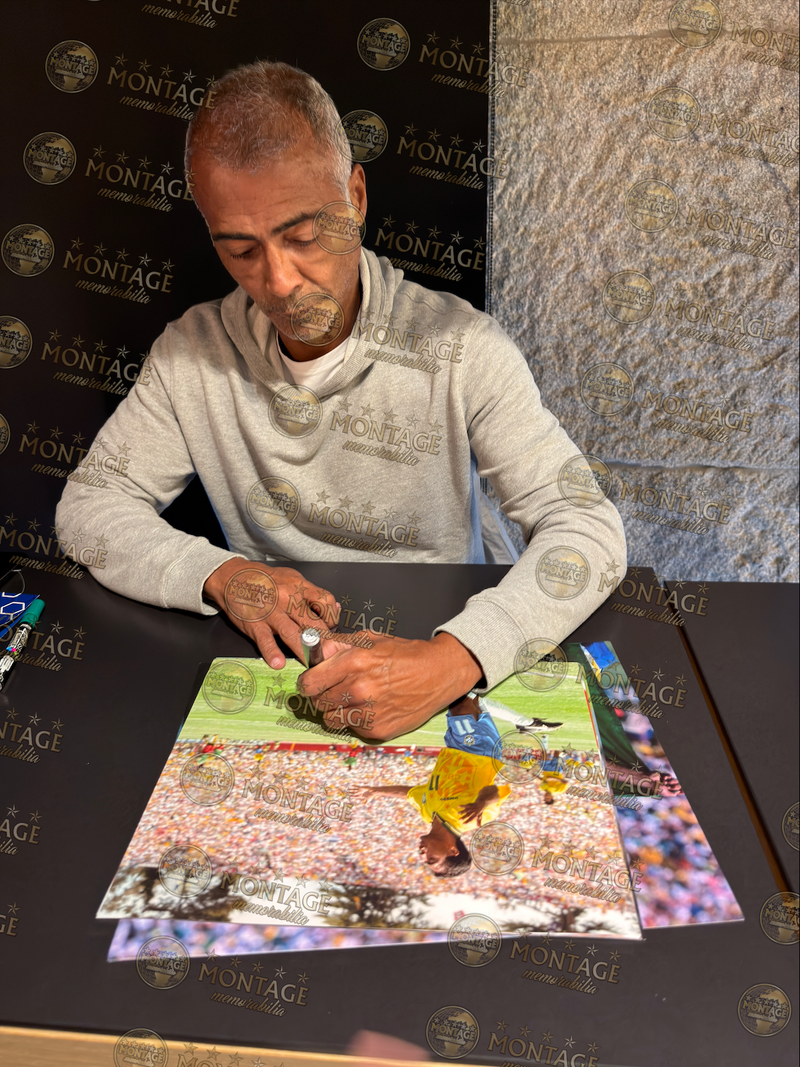 ROMARIO SIGNED BRAZIL WORLD CUP 1994 14X11 PHOTOGRAPH (ACG CERT AG17887)-3