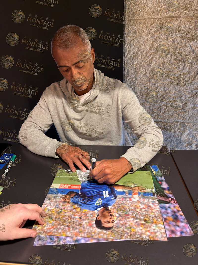 ROMARIO SIGNED BRAZIL WORLD CUP 1994 14X11 PHOTOGRAPH (ACG CERT AG17889)-3