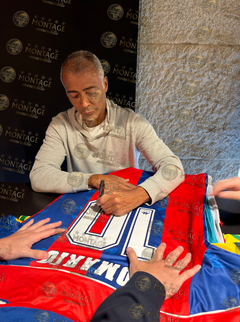 ROMARIO SIGNED FC BARCELONA 1992/95 HOME SHIRT (ACG CERT AG17894)-2