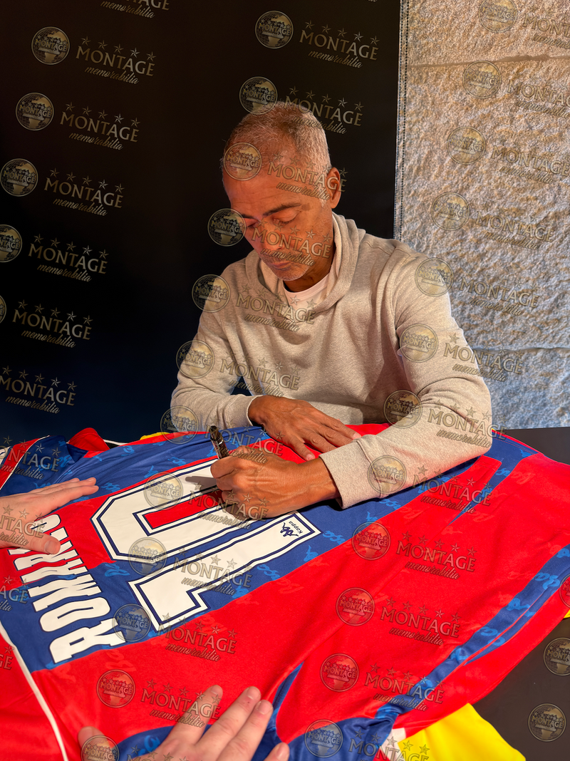ROMARIO SIGNED FC BARCELONA 1992/95 HOME SHIRT (ACG CERT AG17894)-4