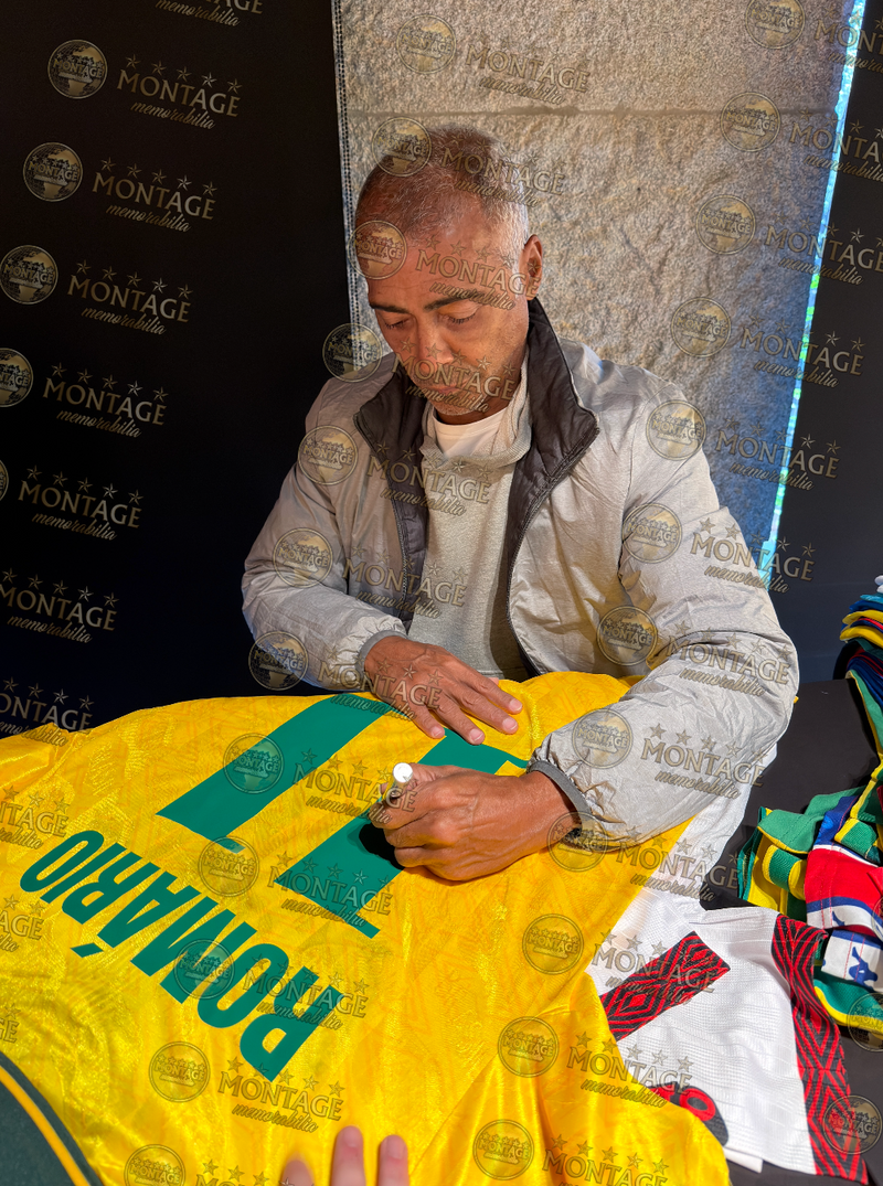 ROMARIO SIGNED BRAZIL 1991/93 HOME SHIRT (ACG CERT AG17893)-2