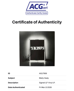 MATTY HEALY SIGNED THE 1975 10TH ANNIVERSARY ALBUM VINYL (ACG CERT AG17956)-2