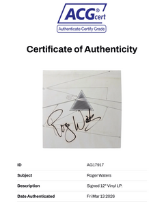 ROGER WATERS SIGNED PINK FLOYD DARK SIDE OF THE MOON WEMBLEY VINYL (ACG CERT AG17917)-2