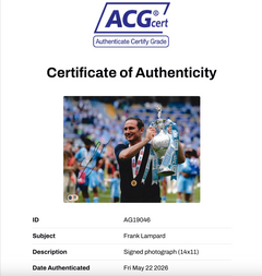 FRANK LAMPARD SIGNED COVENTRY CITY CHAMPIONS 14X11 PHOTO (ACG CERT AG19046)-2