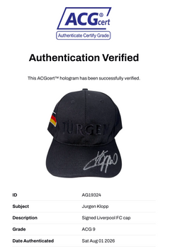 JURGEN KLOPP SIGNED LIVERPOOL FC JURGEN GERMANY CAP (ACG CERT AG19324)-3