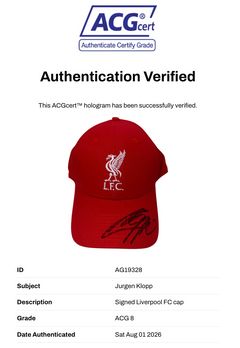 JURGEN KLOPP SIGNED LIVERPOOL FC OFFICIAL CAP (ACG CERT AG19328)-4
