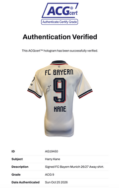 HARRY KANE SIGNED FC BAYERN MUNICH 2026/27 AWAY SHIRT (ACG CERT AG19450)-3