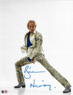 BILL NIGHY SIGNED LOVE ACTUALLY BILLY MACK 14X11 PHOTO (ACG CERT AG17710)-1