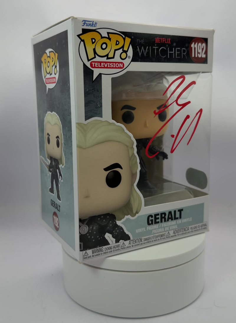 HENRY CAVILL SIGNED GERALT THE WITCHER #1192 FUNKOPOP (ACG CERT AG17668)-2
