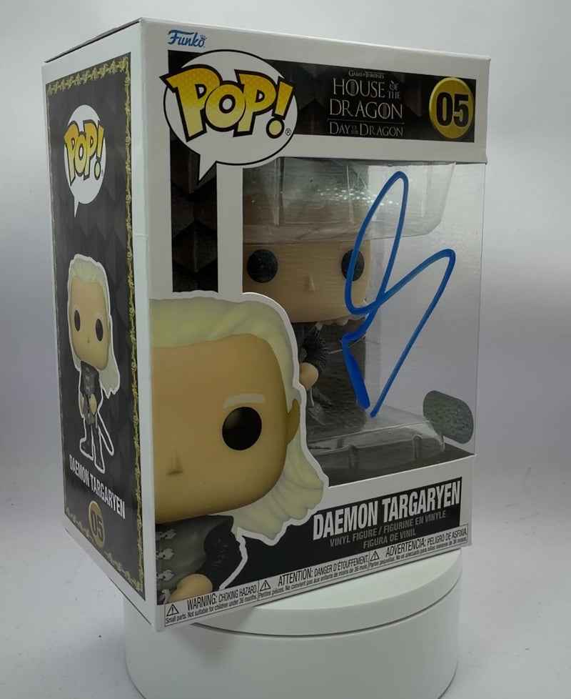MATT SMITH SIGNED HOUSE OF DRAGONS DAEMON TARGARYEN FUNKO POP! #05 (ACG CERT AG17666)-2