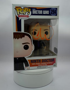 CHRISTOPHER ECCLESTONE SIGNED DR WHO FUNKO POP! #294 (ACG CERT AG17663)-2