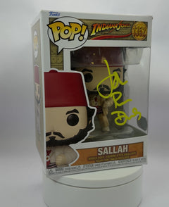 JOHN RHYS-DAVIES SIGNED SALLAH INDIANA JONES FUNKO POP! #1352 (ACG CERT AG17672)-2