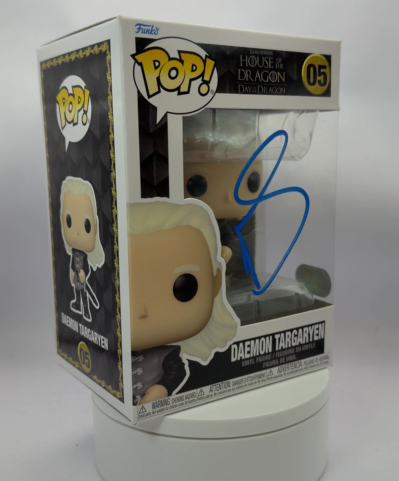 MATT SMITH SIGNED HOUSE OF DRAGONS DAEMON TARGARYEN FUNKO POP! #05 (ACG CERT AG17676)-2
