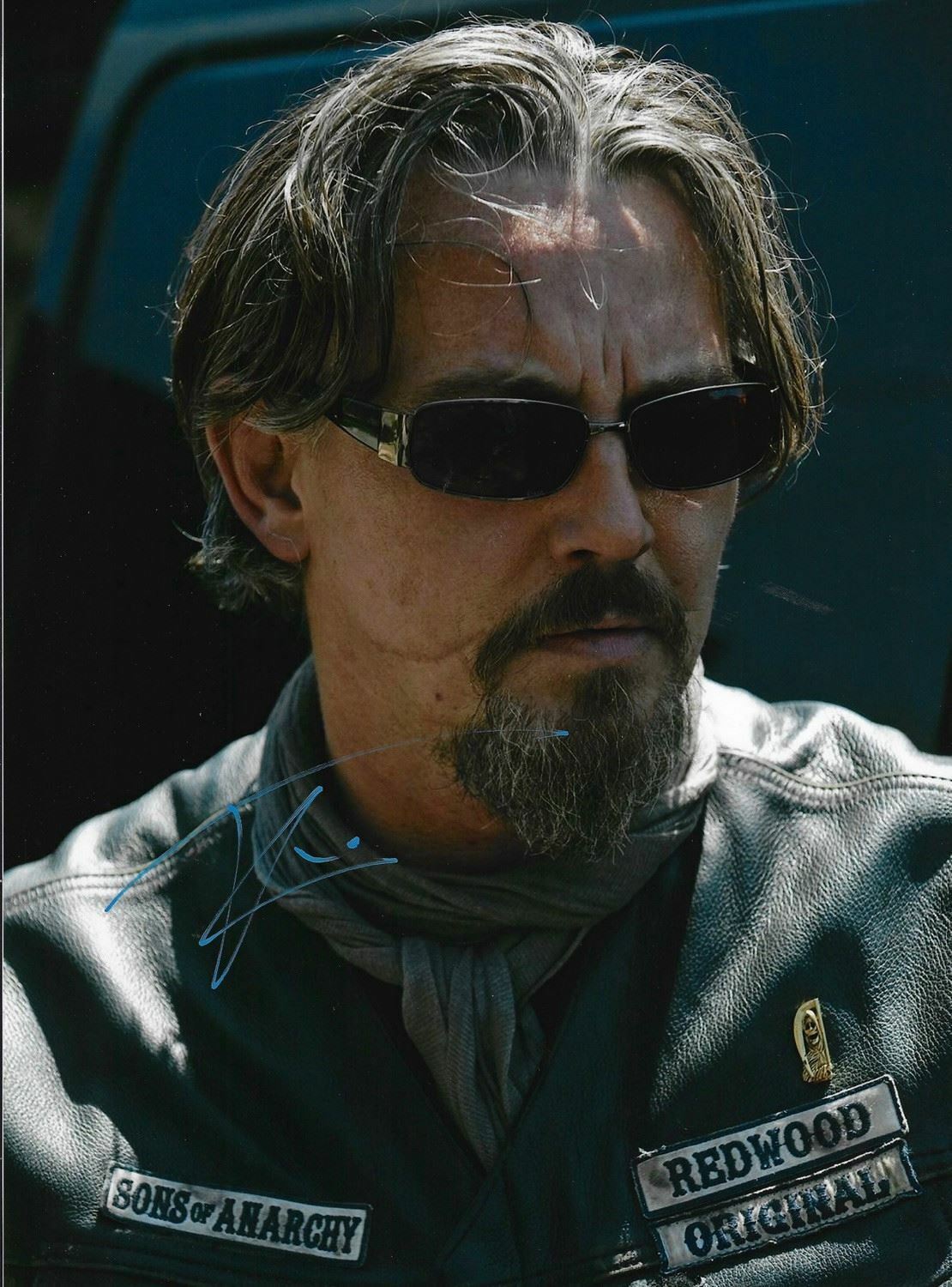 TOMMY FLANAGAN SIGNED CHIBS SONS OF ANARCHY 16x12 PHOTO 2 (AFTAL COA)