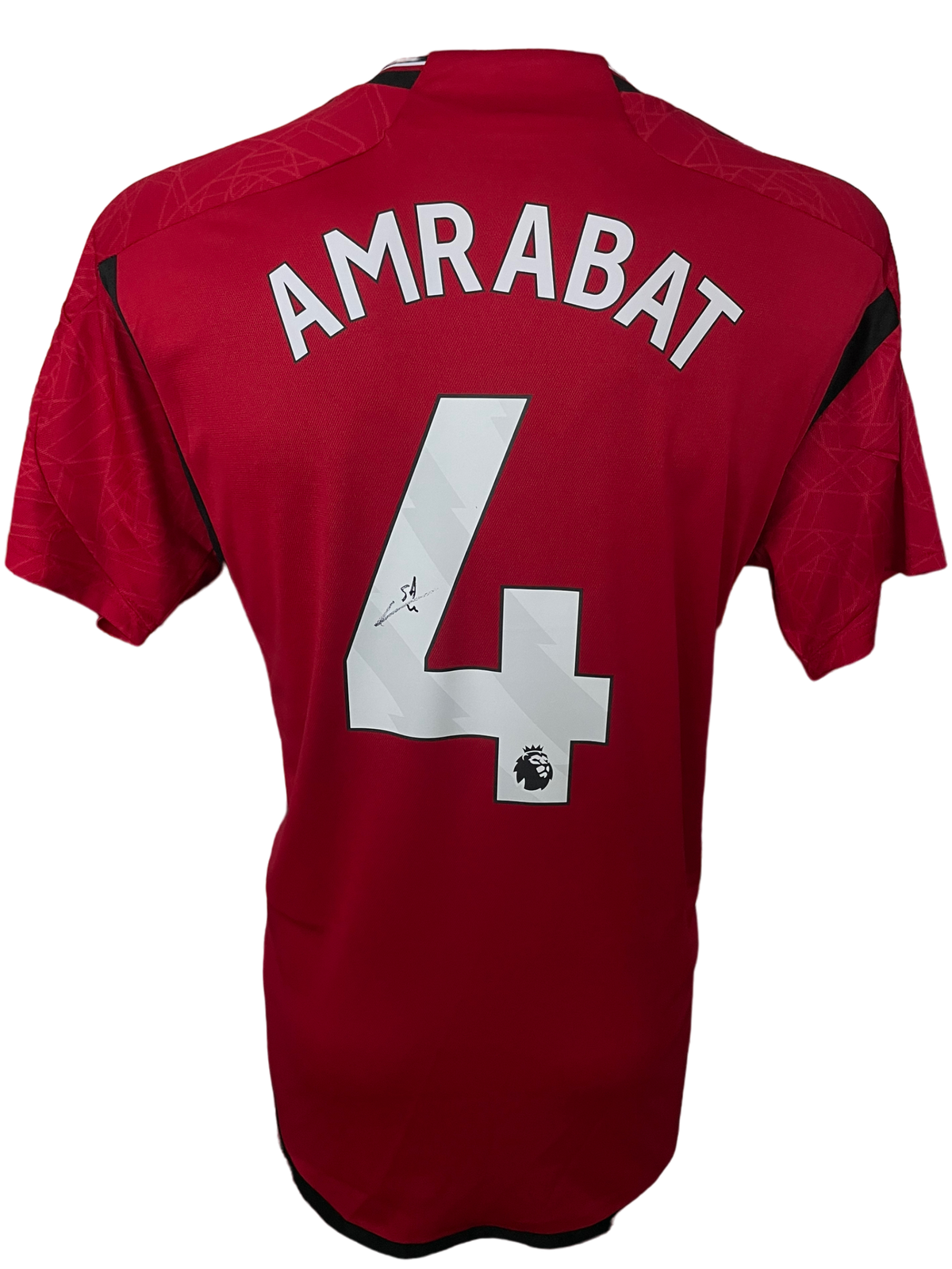 SOFYAN AMRABAT SIGNED 2023/24 MANCHESTER UTD HOME SHIRT (AFTAL COA)-1