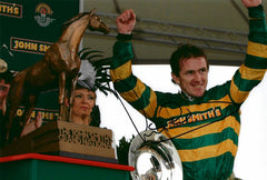 TONY AP MCCOY SIGNED GRAND NATIONAL WINNER 12X8 PHOTO (ACG CERT AG16777)-1