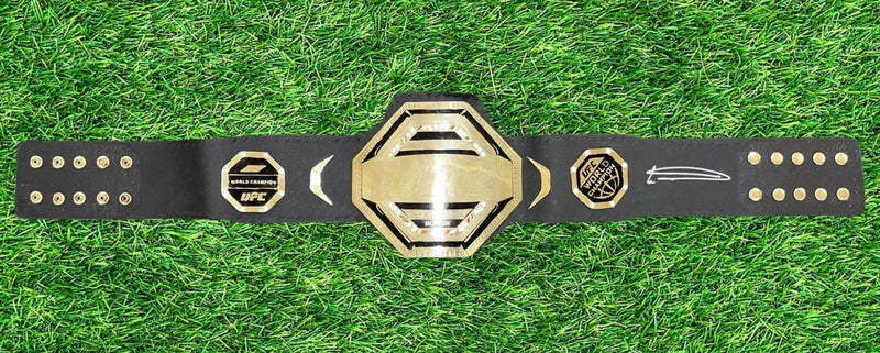 LEON ROCKY EDWARDS SIGNED UFC CHAMPIONSHIP FIGHT CHAMPION BELT (AFTAL COA)-1