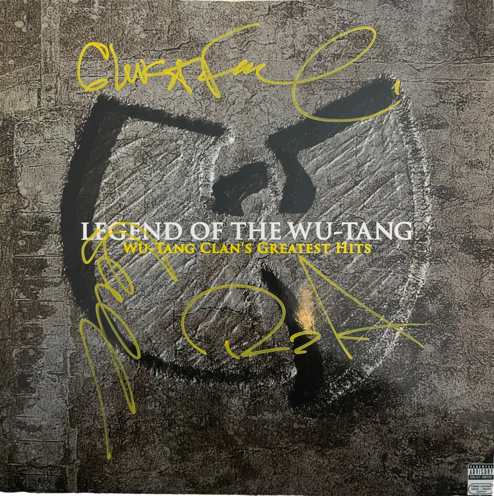 WU TANG CLAN SIGNED LEGEND OF THE WU TANG VINYL LP ALBUM (ACOA RACC COA)