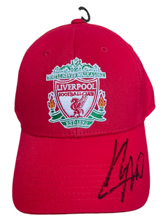 JURGEN KLOPP SIGNED LIVERPOOL FC OFFICIAL LFC BADGE CAP (AFTAL COA)-1