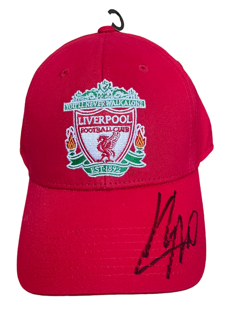 JURGEN KLOPP SIGNED LIVERPOOL FC OFFICIAL LFC BADGE CAP (AFTAL COA)-1
