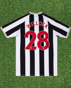 JOE WILLOCK SIGNED NEWCASTLE UTD 22/23 HOME SHIRT WILLOCK 28 (AFTAL COA)-1