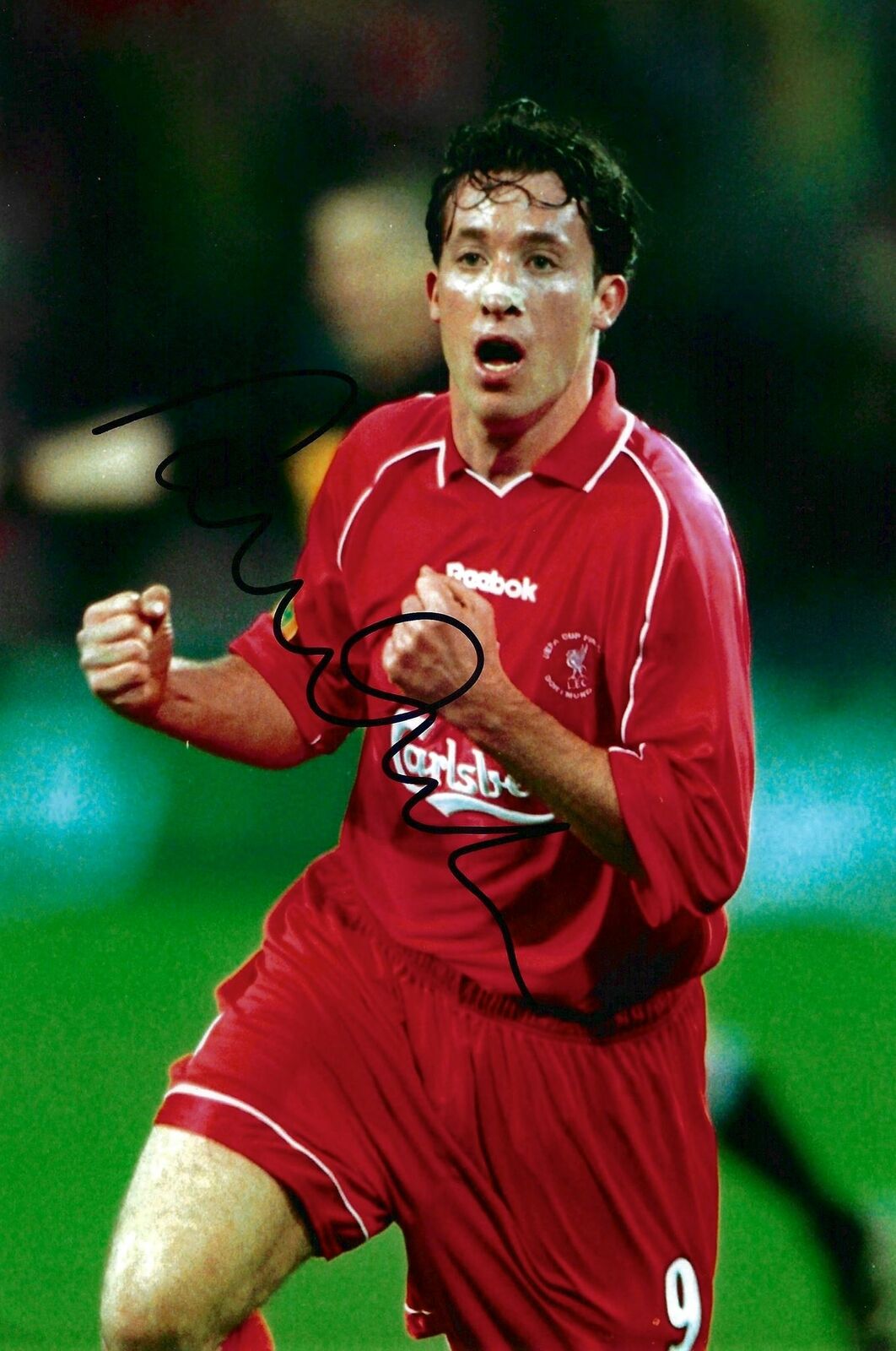 ROBBIE FOWLER SIGNED 12x8 LIVERPOOL FC PHOTOGRAPH 4 (AFTAL COA)