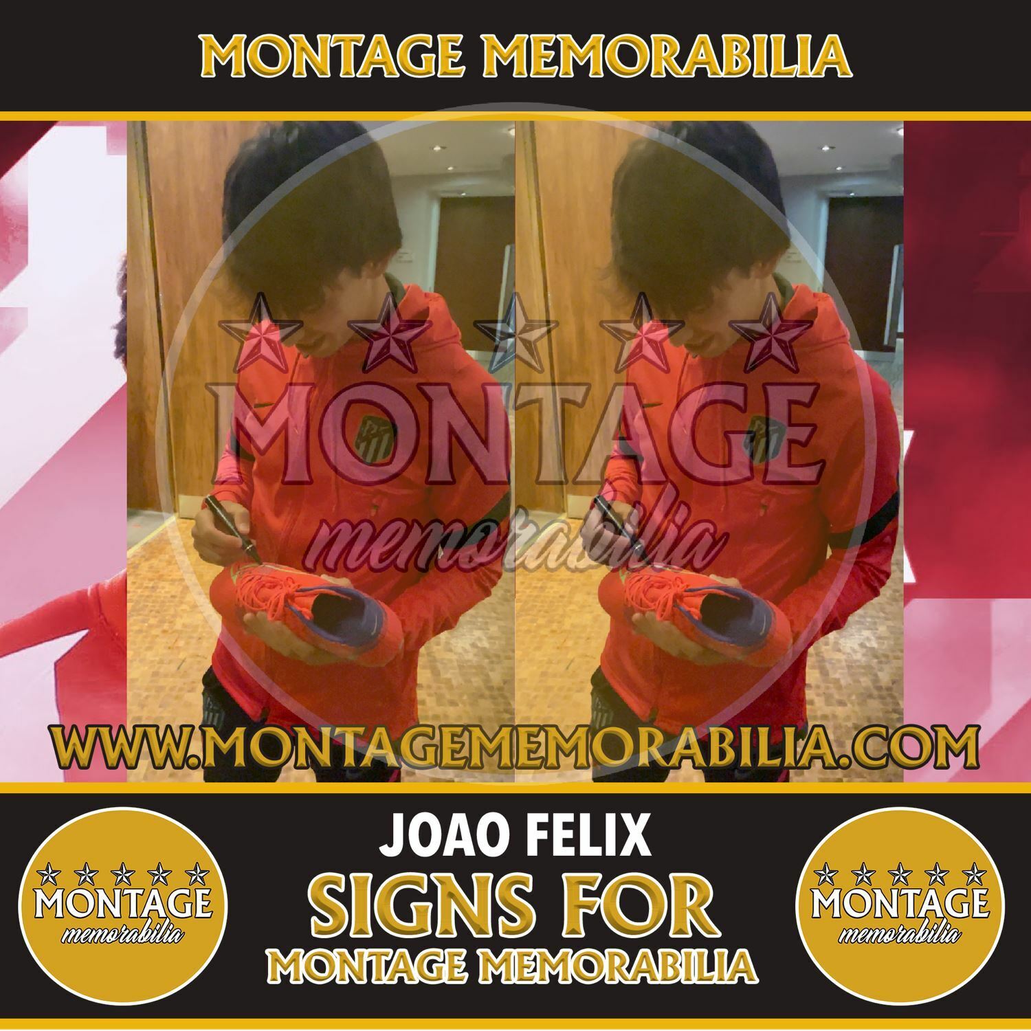 JOAO FELIX SIGNED 12x8 PORTUGAL PHOTOGRAPH (AFTAL COA)