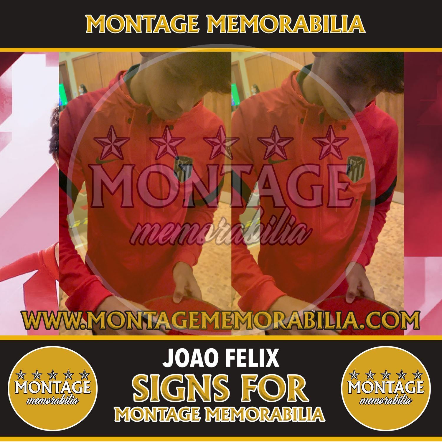 JOAO FELIX SIGNED 12x8 PORTUGAL PHOTOGRAPH (AFTAL COA)