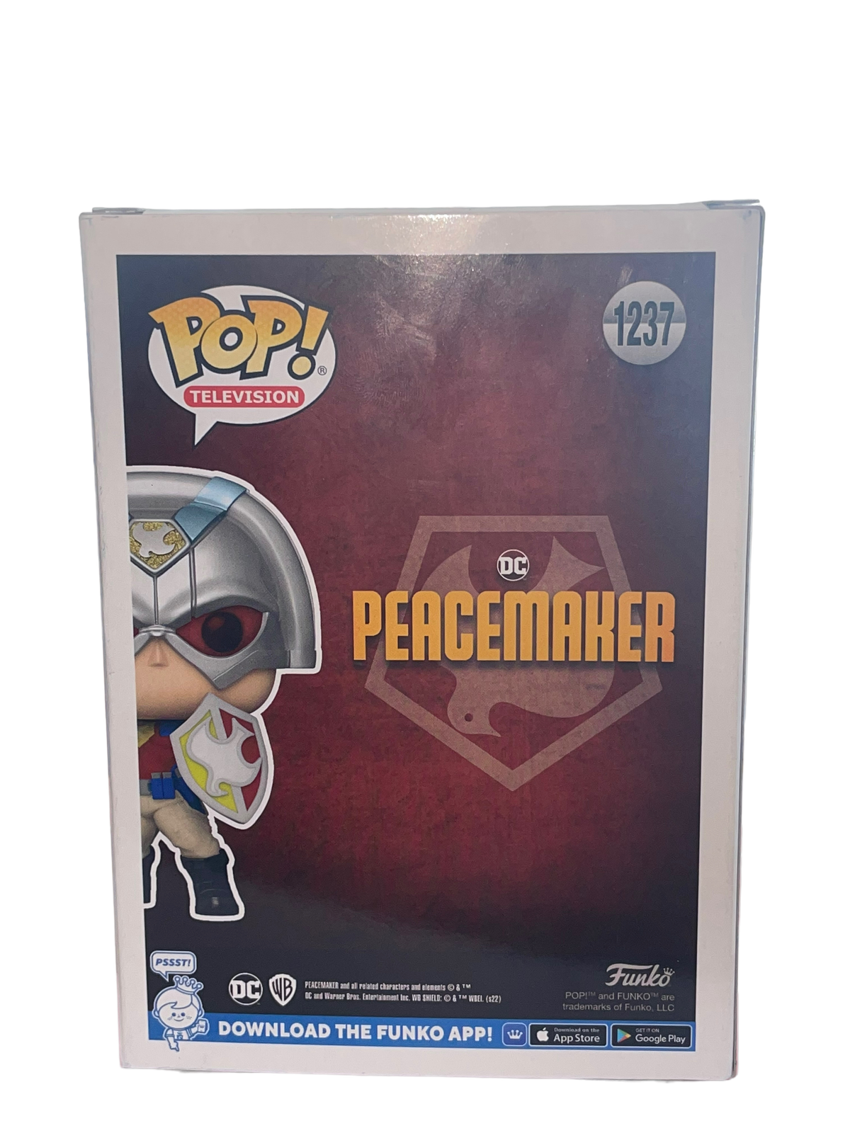 JOHN CENA SIGNED SUICIDE SQUAD PEACEMAKER #1237 FUNKOPOP (AFTAL COA)