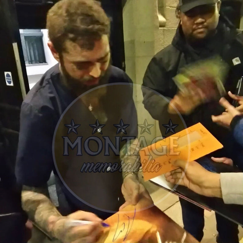 POST MALONE SIGNED BEERBONGS AND BENTLEYS VINYL ALBUM LP (ACG CERT AG17904)-3
