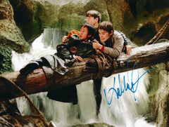 KE HUY QUAN SIGNED THE GOONIES DATA 14x11 PHOTO (AFTAL COA)-1
