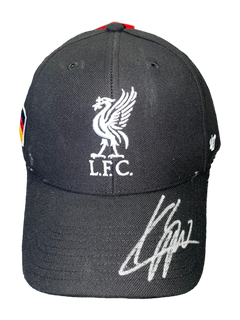 JURGEN KLOPP SIGNED LIVERPOOL FC OFFICIAL LFC GERMANY FLAG CAP (AFTAL COA)-1